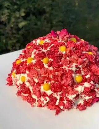 Ricetta Zuccottino Mimosa ai Lamponi di Ortensio