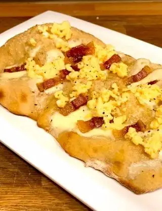 Ricetta Pinsa Romana alla Carbonara di Ortensio