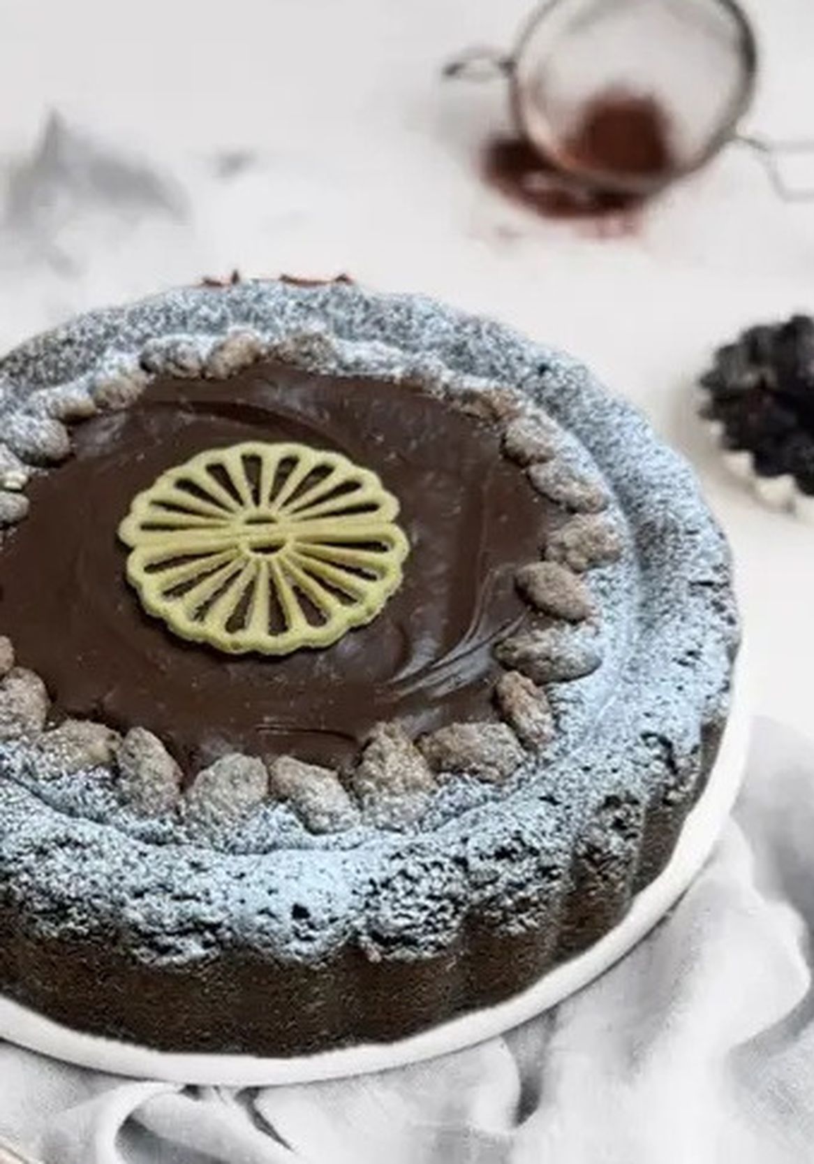 BrilliantDay Torta Di Cioccolato Della Gelatina Del Silicone