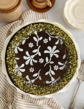Ricetta Torta Caprese ai Pistacchi di Ortensio