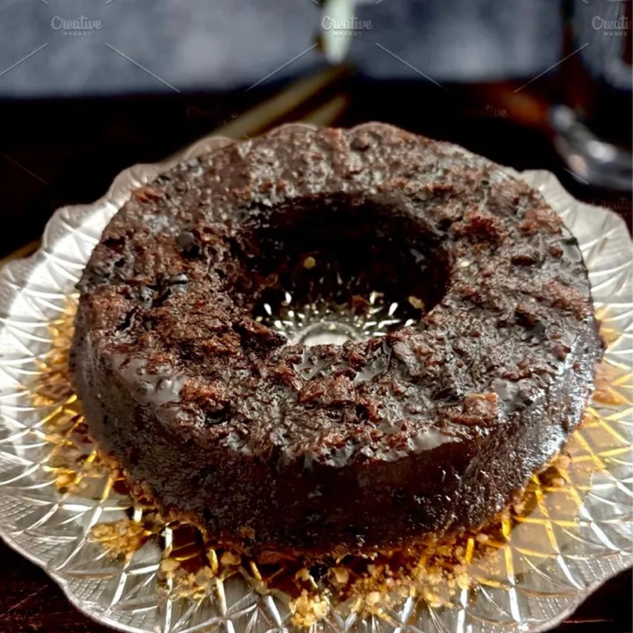 Flan di Pandoro e Cioccolato