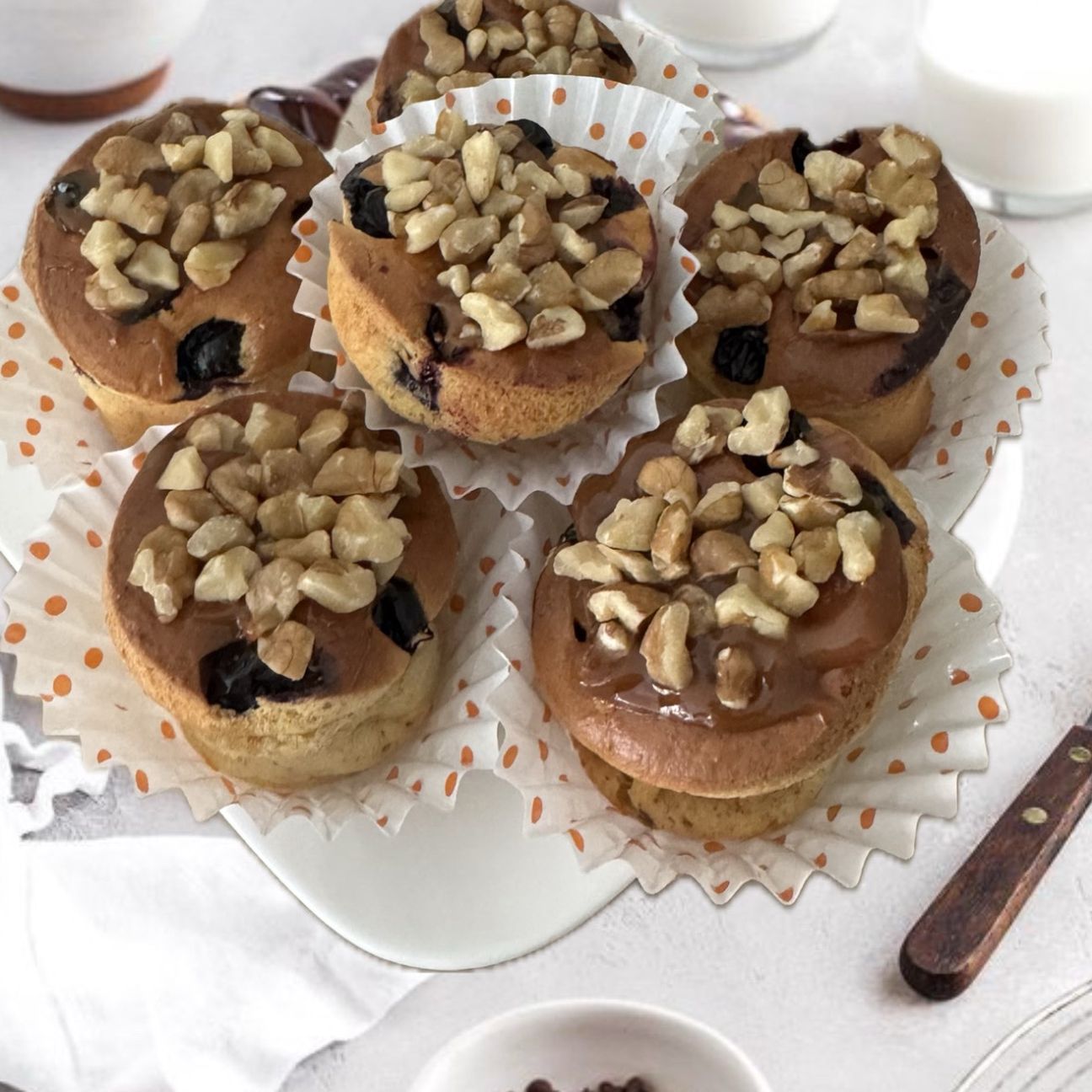 Cupcake Alle Banane, Carote, Albicocche e Noci Gluten Free