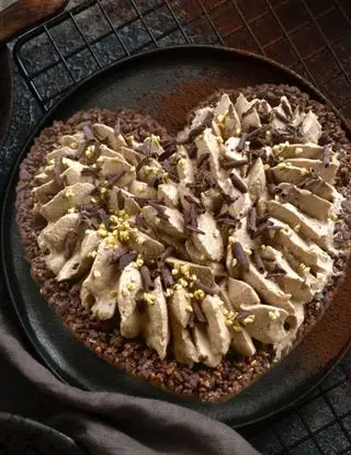Ricetta Crostata senza cottura con crema al cioccolato di Ortensio