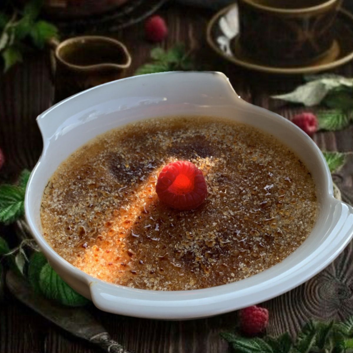 Crème Brulée ai Lamponi