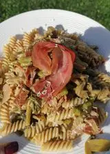 Ricetta Fusilli ai 5 Cereali con speck croccante