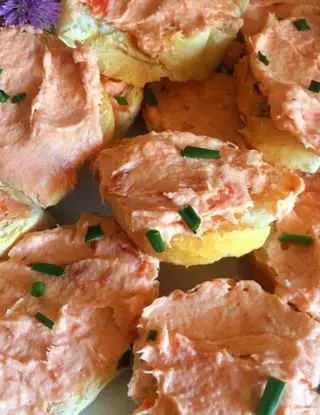 Ricetta Mini bruschette con mousse di salmone di ledelizieditizy