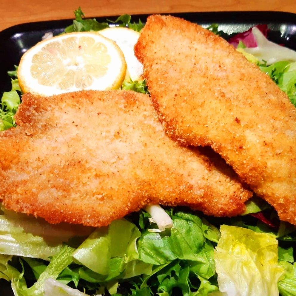 Fettine panate con insalatina