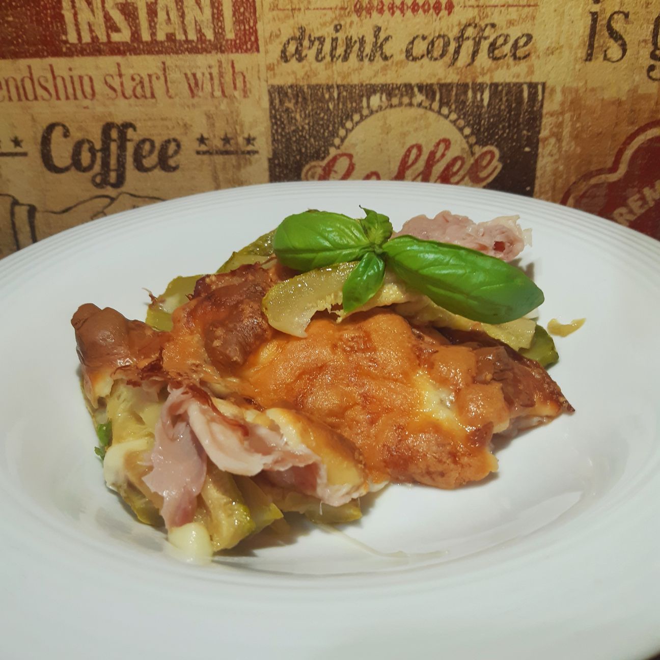 Tortino di zucchine filante