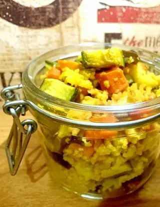 Ricetta Cous cous con curry e verdure saltate  di ledelizieditizy