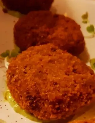 Ricetta Polpette di melanzane su crema di basilico  di ledelizieditizy