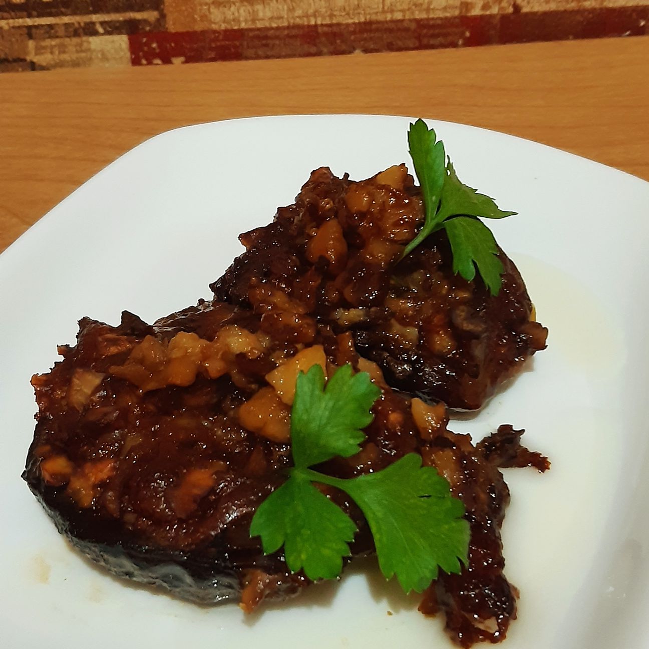 Funghi porcini ripieni con castagne