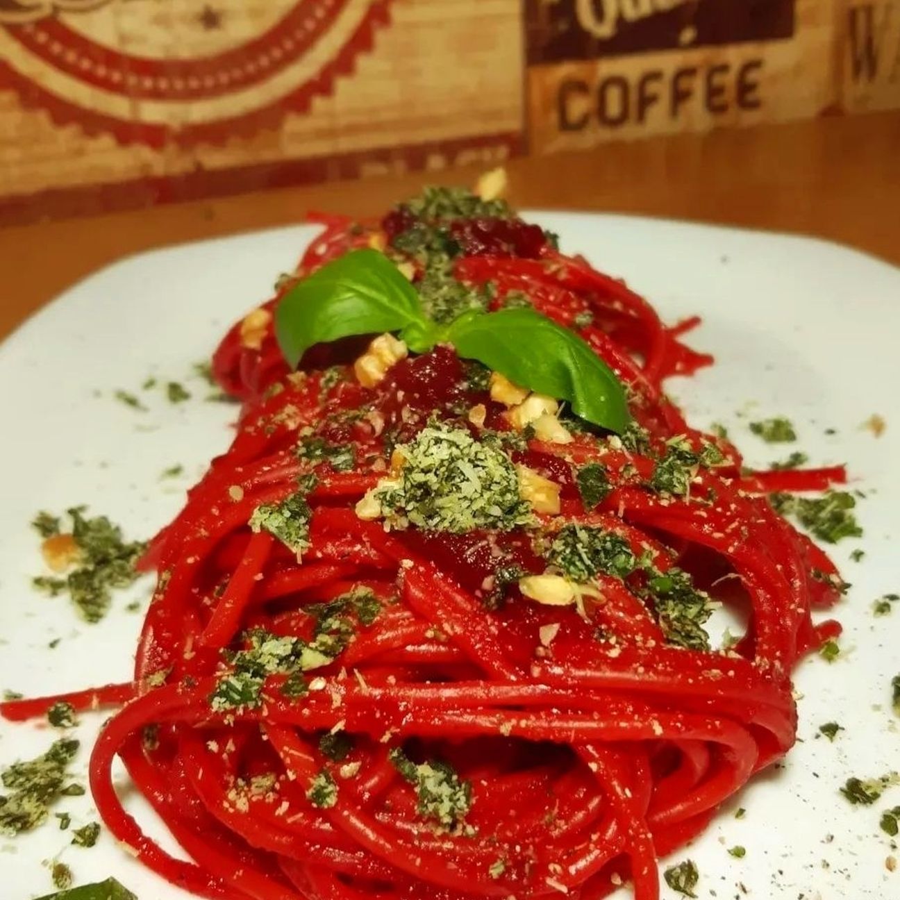 Spaghetti tricolore