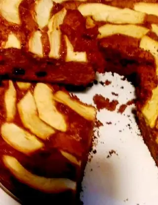 Ricetta Ciambella al cacao e mele di ledelizieditizy