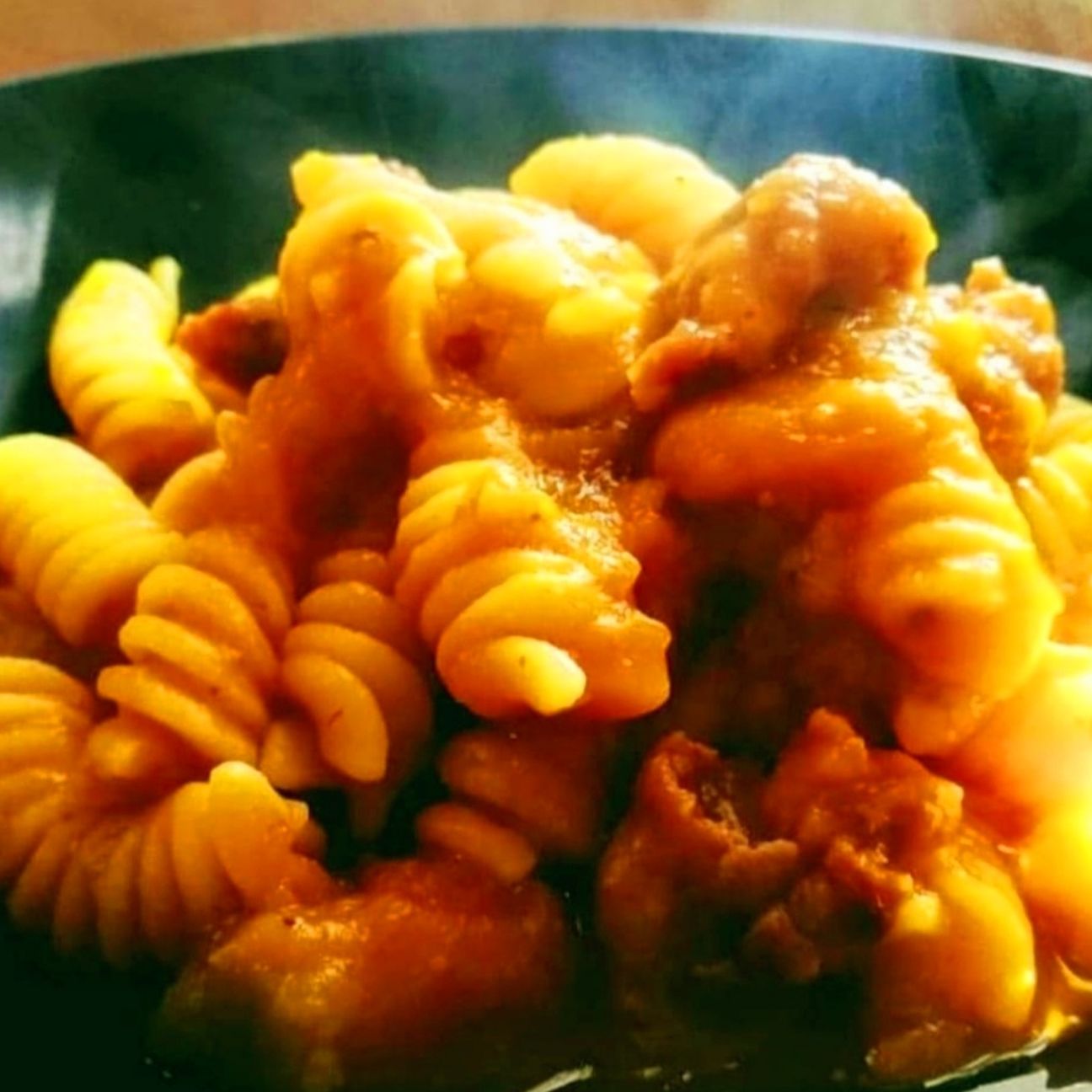 Fusilli con salsiccia