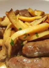 Ricetta Salsicce con funghi cardoncelli