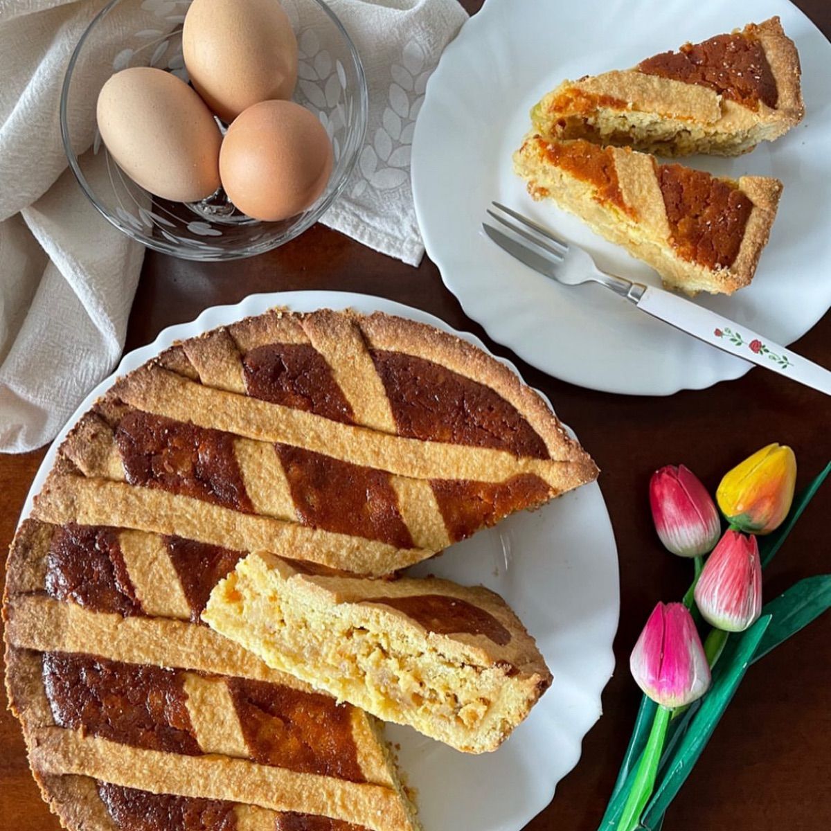 Pastiera napoletana senza glutine e senza lattosio