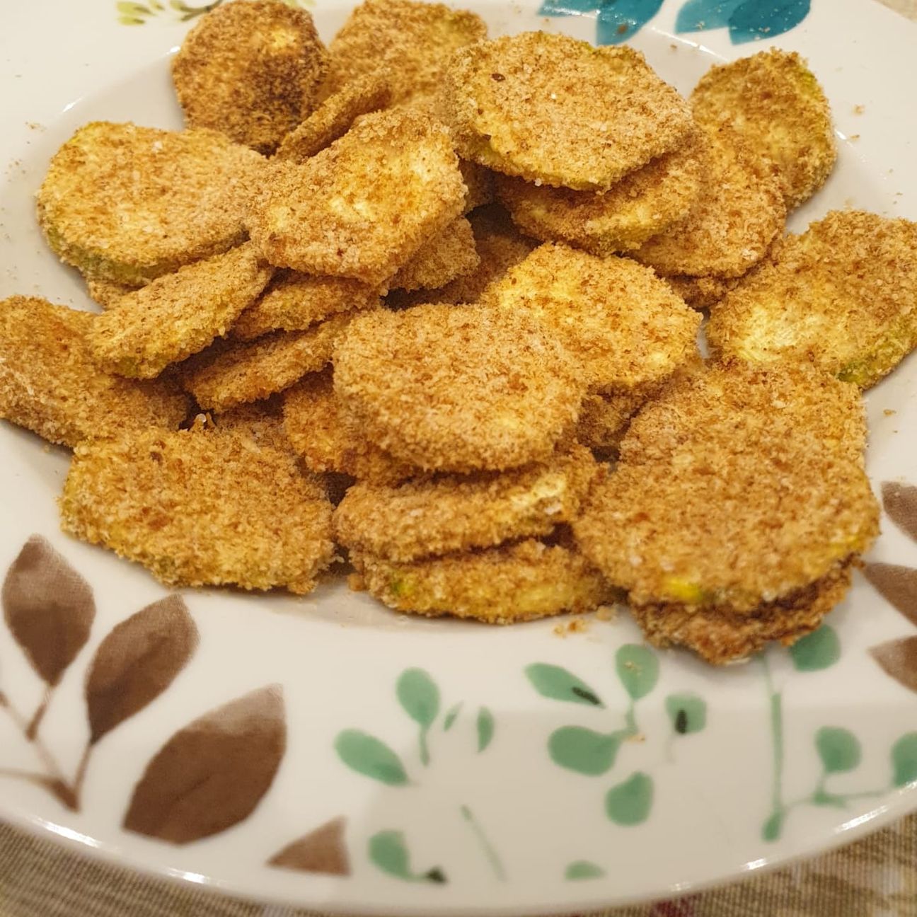 Chips di zucchine al forno