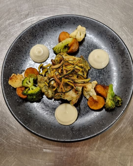Merluzzo e verdure