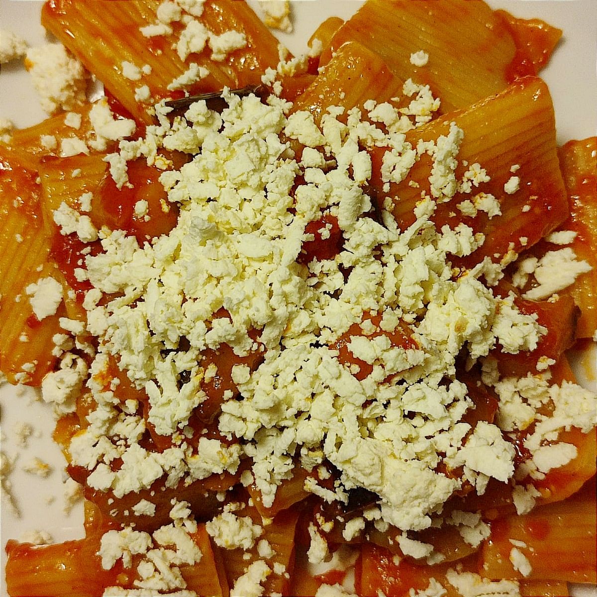 Paccheri rigati alla Norma
