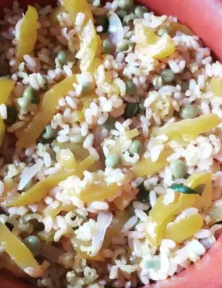 Ricetta Riso ai peperoni e piselli di Anette