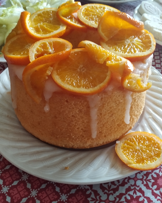 Chiffon Cake all'arancia - Tarallucci e vino