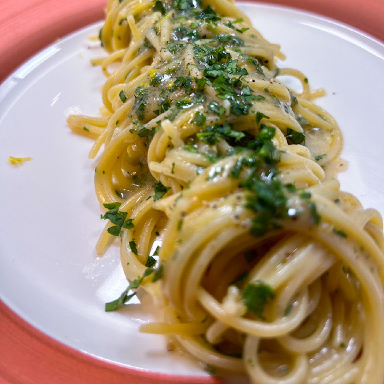 Spaghetti burro e alici