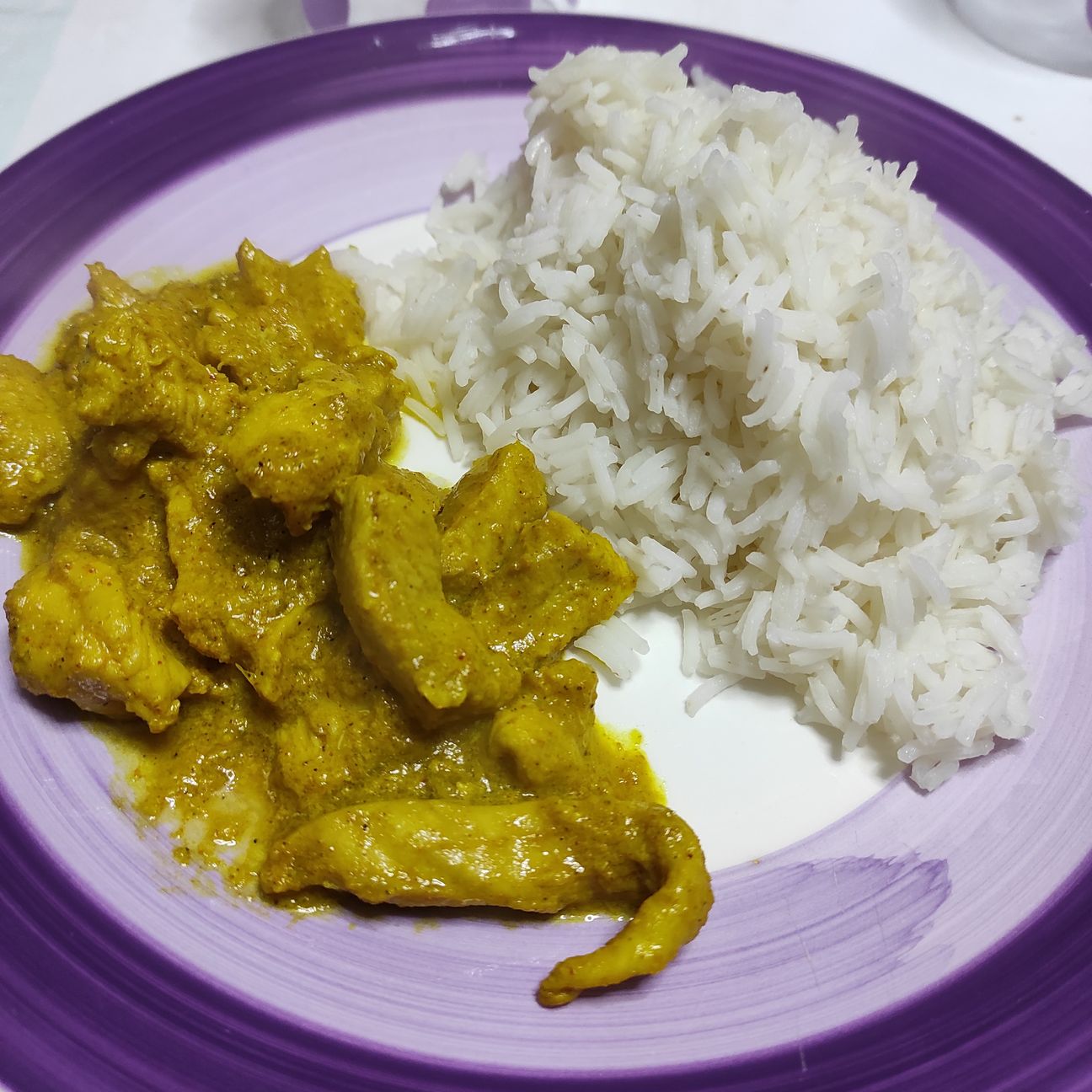 Pollo al curry