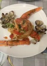 Ricetta Linguine agli scampi e frutti di mare