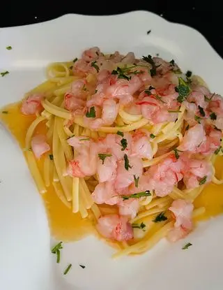 Ricetta Linguine Garofalo alla tartare di gambero rosso di unaforchettadigitale