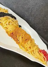 Ricetta Spaghetti al limone con uova di lompo e bottarga