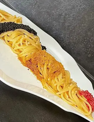 Ricetta Spaghetti al limone con uova di lompo e bottarga di unaforchettadigitale