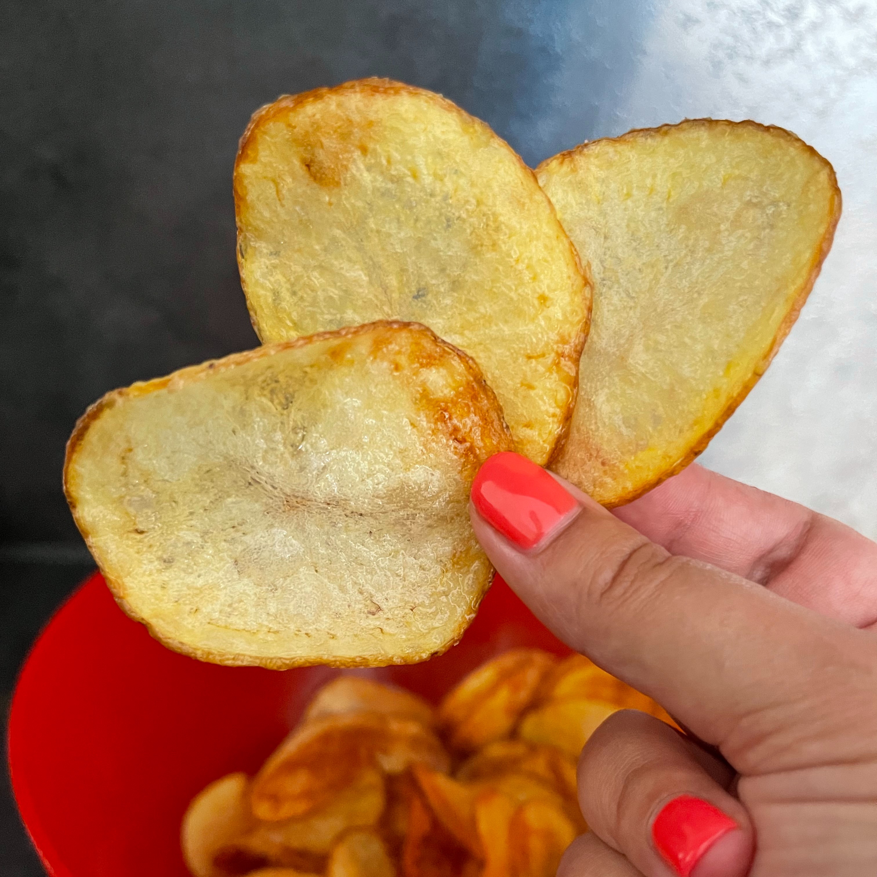 Chips di patate viola