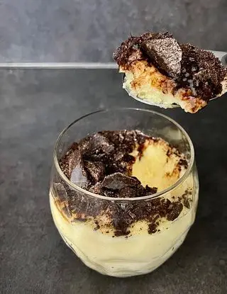 Ricetta Budino di polenta con topping al cioccolato e scaglie di cioccolato di Modica. di unaforchettadigitale