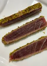 Ricetta Tataki di tonno in crosta di pistacchio