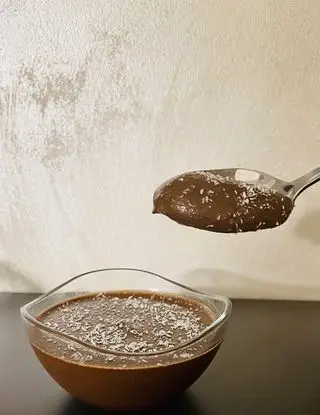 Ricetta Budino cioccolato e vaniglia 100% vegetale di unaforchettadigitale