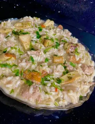 Ricetta Risotto funghi porcini e salsiccia di unaforchettadigitale