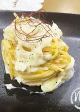 Ricetta Spaghetti al baccalà mantecato