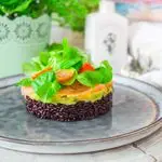 Ricetta Riso Venere, salmone e avocado senza glutine