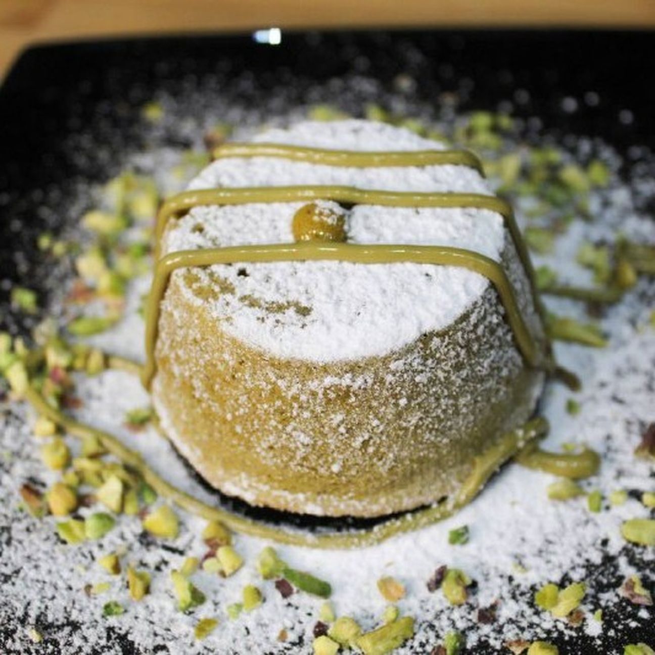Tortino dal cuore morbido al pistacchio