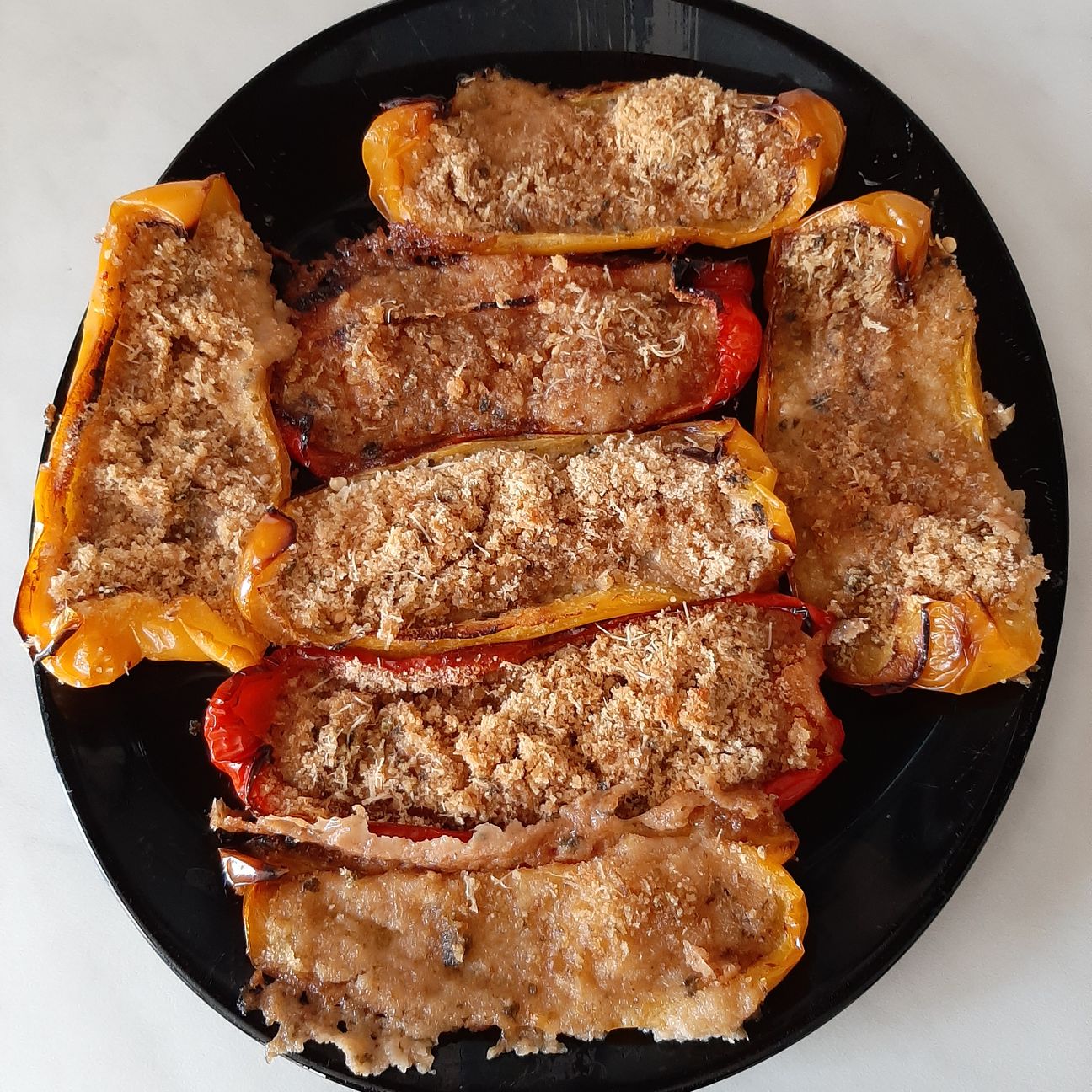 Peperoni gratinati