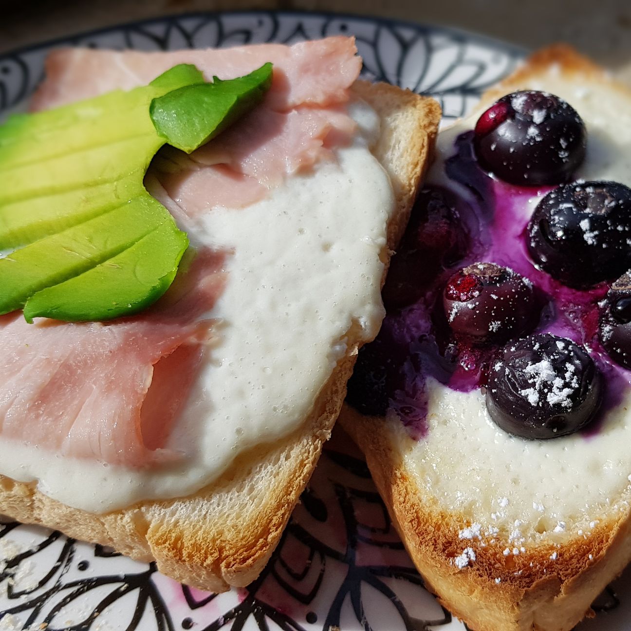 Custard toast