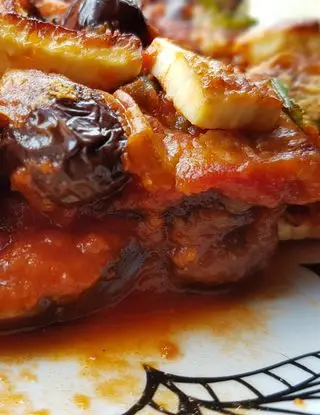 Ricetta Melanzane al forno pomodoro, olive ,capperi e feta di giovanna1993