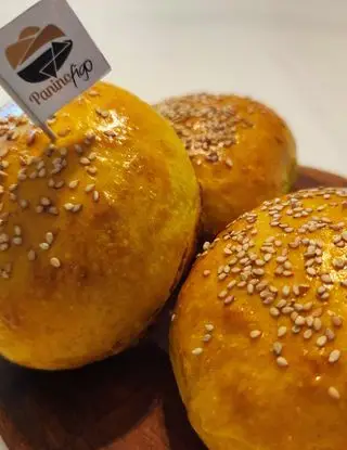 Ricetta Curcuma Burgers Buns di PaninoFigo