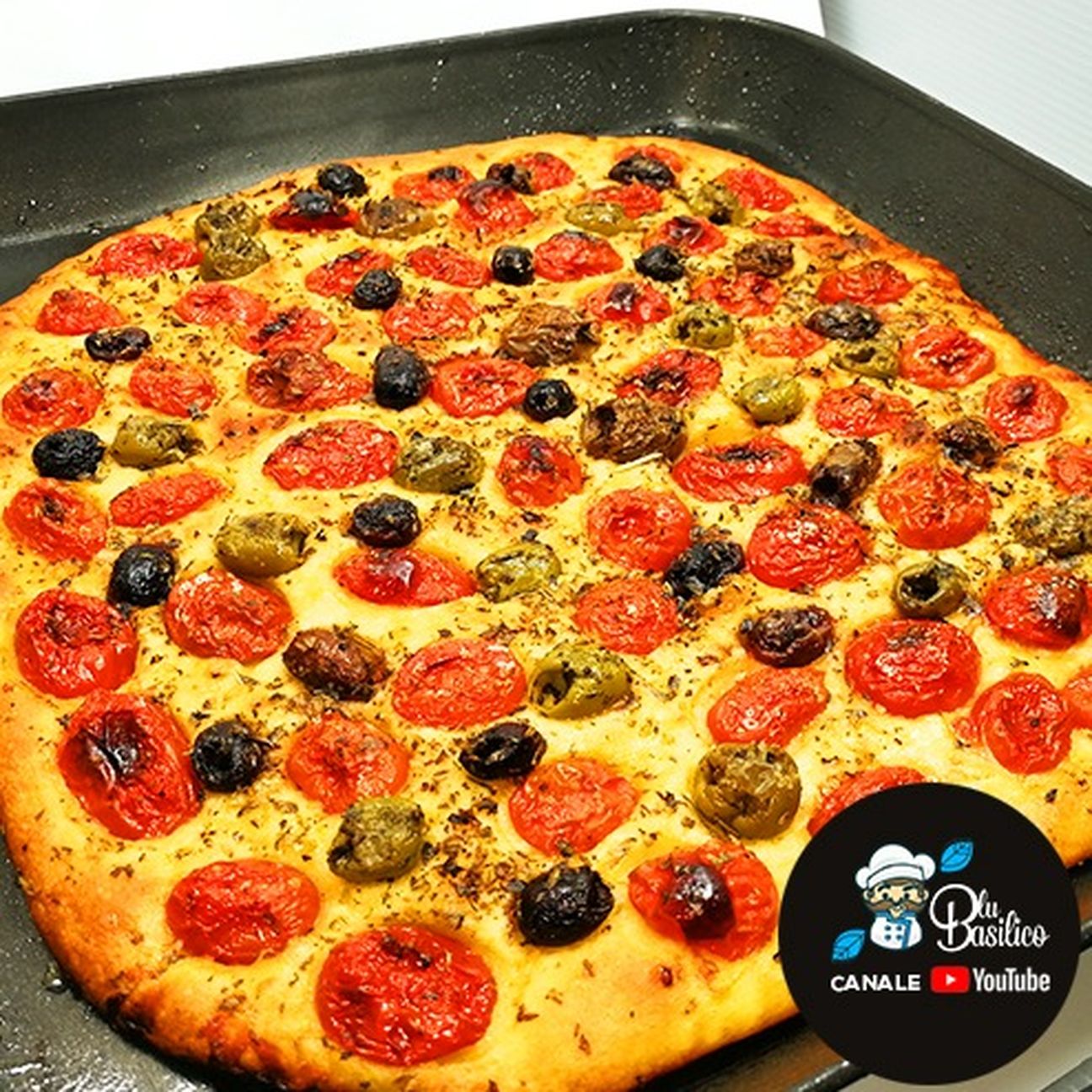 Focaccia Barese con farina di farro