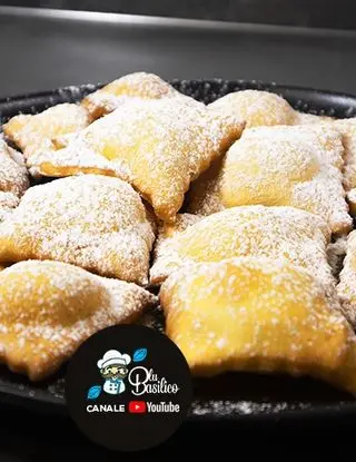 Ricetta Ravioli di carnevale con crema pasticcera di blubasilico