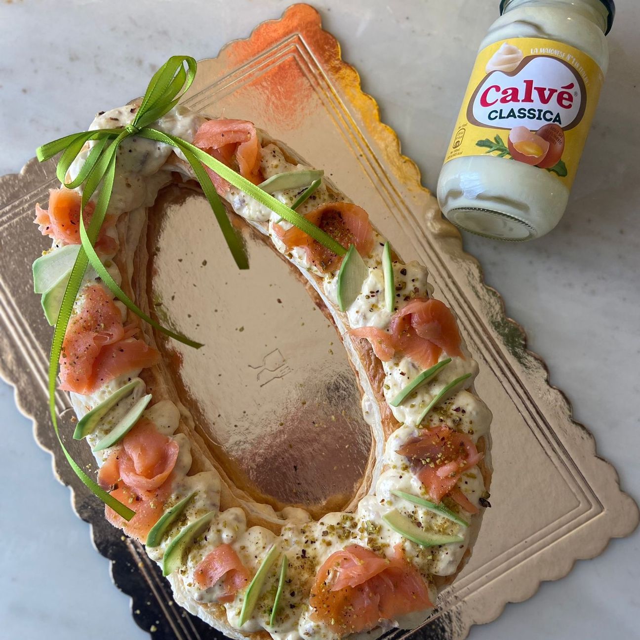 Cream tart salata