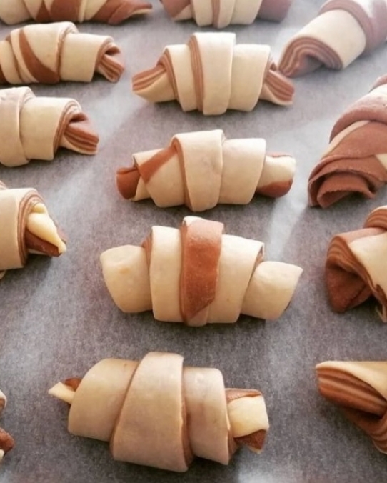 CORNETTI BICOLORE BIMBY Alla Nutella