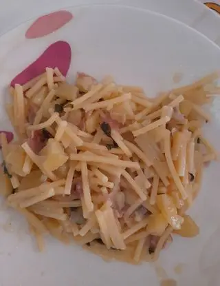 Ricetta Pasta, patate, spek e basilico di annamariaincucina