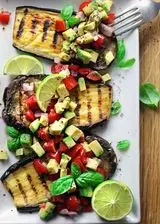 Ricetta Melanzane grigliate con dadolata di verdure