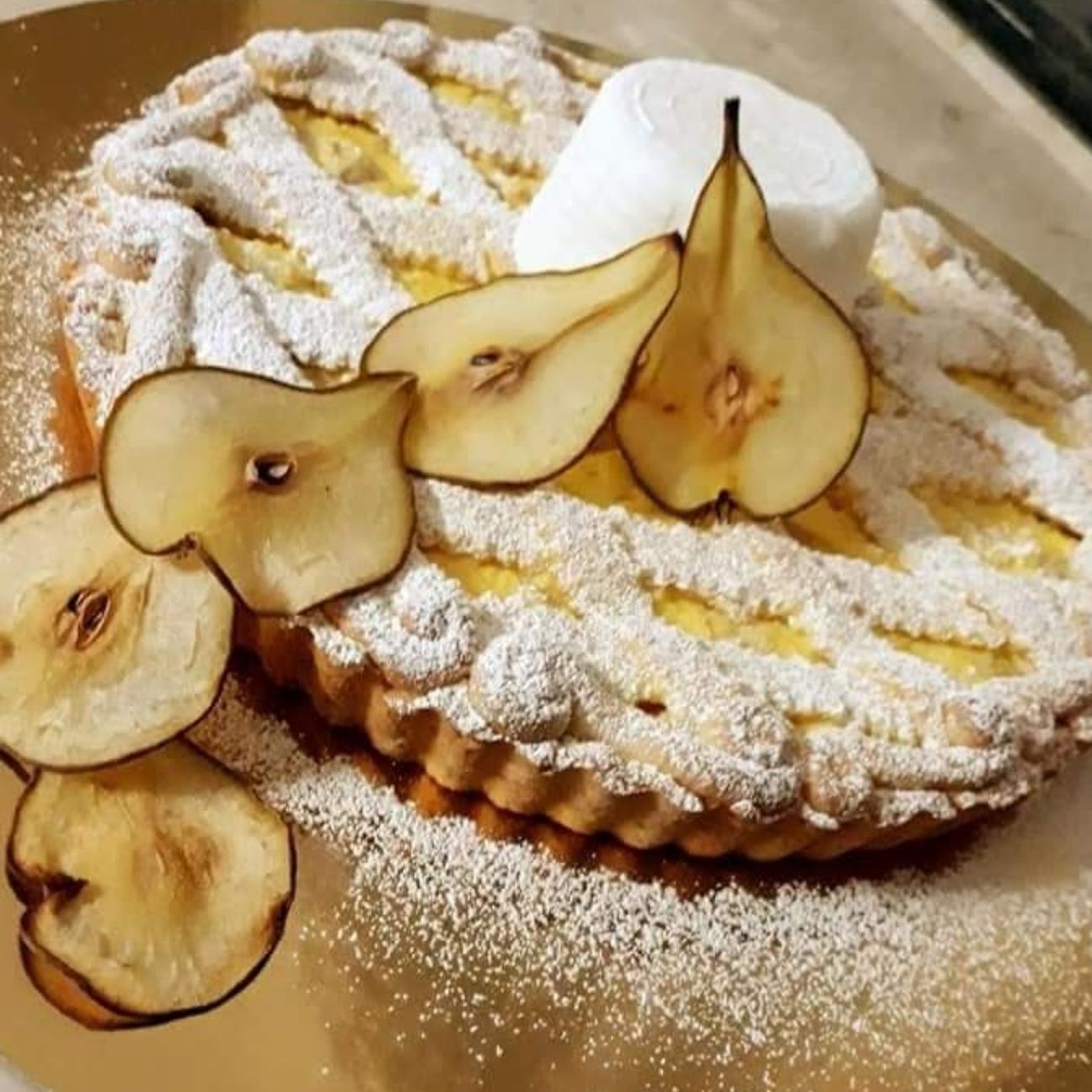 Crostata ricotta e pera